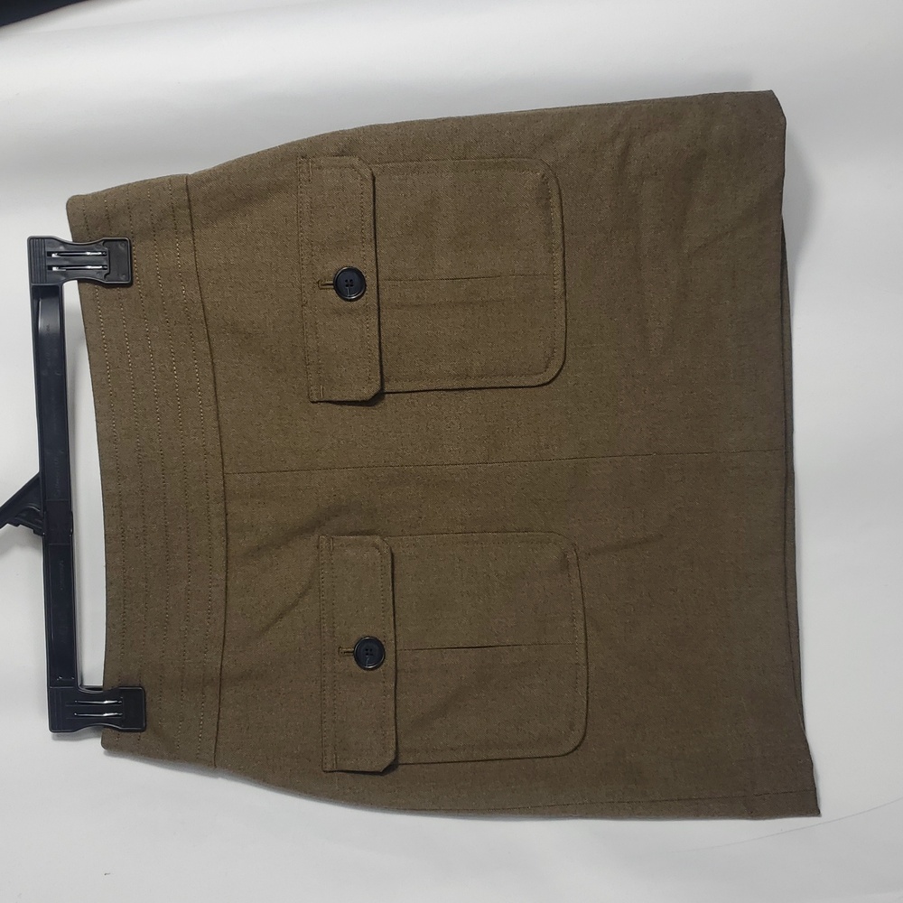 LOFT Brown Tan Mini Pencil Skirt Casual